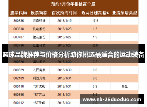 篮球品牌推荐与价格分析助你挑选最适合的运动装备