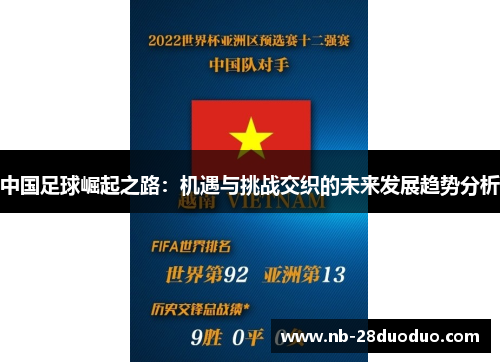 中国足球崛起之路：机遇与挑战交织的未来发展趋势分析