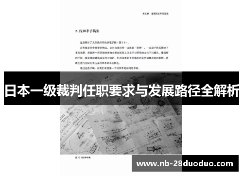 日本一级裁判任职要求与发展路径全解析